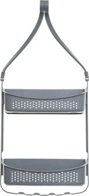 Ραφιέρα Μπάνιου Διπλή (31.5x11x70) F-V Grey 160922B