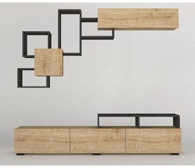 Σύνθετο ArteLibre MONTANA Sapphire/Ανθρακί Μοριοσανίδα 210x36.8x33.9cm