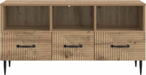 vidaXL Ντουλάπι TV Artisan Δρυς 102 x 34,5 x 50 εκ. Επεξεργασμένο Ξύλο