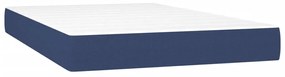 vidaXL Στρώμα με Pocket Springs Μπλε 120x200x20 εκ. Υφασμάτινο