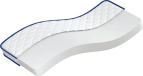 vidaXL Στρώμα με Αφρό Μνήμης Λευκό 80x160x17 εκ. μαλακό