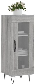 vidaXL Ντουλάπι Γκρι Sonoma 34,5x34x90 εκ. από Επεξεργασμένο Ξύλο