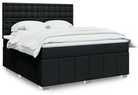 ΚΡΕΒΑΤΙ BOXSPRING ΜΕ ΣΤΡΩΜΑ ΜΑΥΡΟ 180X200 ΕΚ. ΥΦΑΣΜΑΤΙΝΟ 3294063