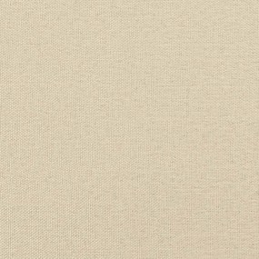 vidaXL Καναπές Τριθέσιος Κρεμ 180 εκ. Υφασμάτινος