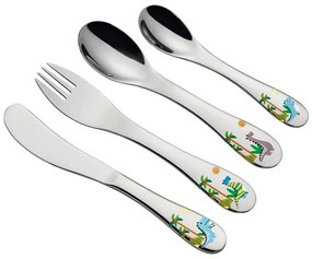 Μαχαιροπίρουνα Παιδικά Dino (Σετ 4Τμχ) 124941 Inox Cilio 4 τμχ Stainless Steel