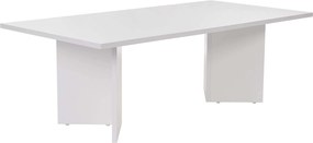 Τραπεζάκι Σαλονιού Λευκό SABIN 119x60x40