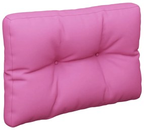 vidaXL Μαξιλάρι Παλέτας Ροζ 50 x 40 x 12 εκ. Υφασμάτινο