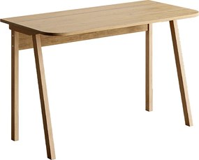 Γραφείο εργασίας Luton Megapap χρώμα sapphire oak 120x60x75εκ.