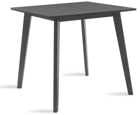 Τραπέζι Benson pakoworld MDF σε rustic grey απόχρωση 80x80x75εκ
