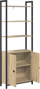 vidaXL Βιβλιοθήκη 6 επιπέδων 60 x 24 x 161 εκ Επεξεργασμένο Ξύλο