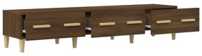 vidaXL Έπιπλο Τηλεόρασης Καφέ Δρυς 150x34,5x30 εκ. Επεξεργασμένο Ξύλο