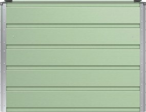 vidaXL Γλάστρα Πράσινο 100 x 40 x 75 cm Ατσάλι