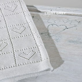 Κουβέρτα Βρεφική DT450 Light Grey Down Town Cuddle 75x105cm 100% Βαμβάκι
