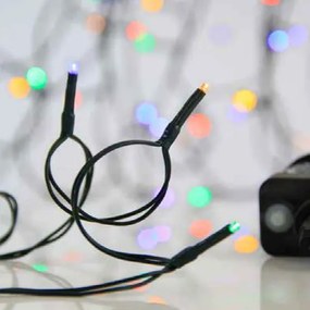 100 πολύχρωμα χριστουγεννιάτικα led λαμπάκια 3mm με 8 προγράμματα 795cm IP44 εξωτερικού χώρου