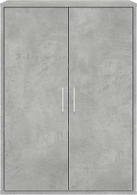 vidaXL Ντουλάπι Γκρι Σκυροδέματος 60x31x84 εκ. Επεξεργασμένο Ξύλο