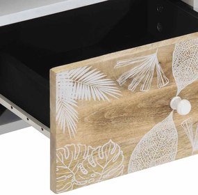 ντουλάπι τηλεόρασης vidaXL 100x33,5x46 cm μασίφ ξύλο Mango