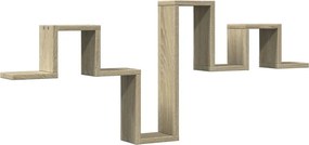 vidaXL Ράφι Τοίχου Sonoma Δρυς 104,5x10x43 εκ. από Επεξεργασμένο Ξύλο