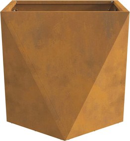 vidaXL Γλάστρα 2 pcs Σκ rusty 40 x 40 x 40 cm