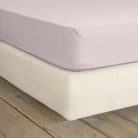 Σεντόνι Superior Satin Με Λάστιχο Smoked Rose Nima Single 100x234cm 100% Βαμβακοσατέν