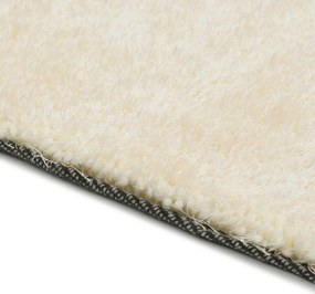 vidaXL Αφράτο Χαλάκι Περιοχής Κρεμ 120 x 160 cm Πολυαιθυλένιο