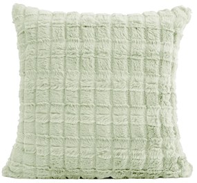 Γούνινο Διακοσμητικό Μαξιλάρι (40x40) Nima Weave Mint