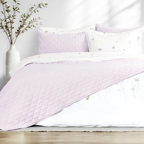 Ζεύγος Μαξιλαροθήκες Καπιτονέ (52x72) Nima Arden Lilac/Pink