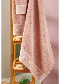 Πετσέτες Μπάνιου (Σετ 3τμχ) Whitegg T081 500gsm Ροζ