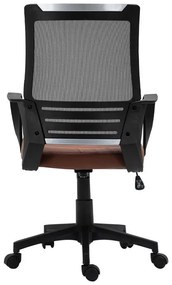 Καρέκλα Γραφείου FL19-3Α Fylliana Καφέ 60x63x95/105 εκ. 60x63x105 εκ.