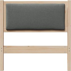 vidaXL Κεφαλάρι Άλλο Καφέ 75 cm Μασίφ ξύλο πεύκου