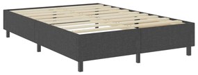 Κρεβάτι Boxspring Σκούρο Γκρι 180 x 200 εκ. Υφασμάτινο - Γκρι