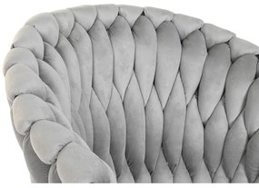 Καρέκλα Τραπεζαρίας Home ESPRIT Μαύρο Γκρι πολυεστέρας Μέταλλο 60 x 66 x 84 cm 66 x 60 x 84 cm