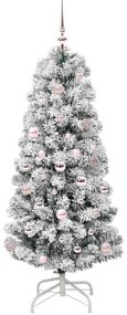 vidaXL Τεχνητό Χριστουγεννιάτικο Δέντρο με Άξονα με 150 LED 150 cm