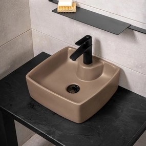 Ios Tabacco Matt 38x38 - Επιτραπέζιος νιπτήρας