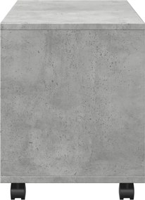 vidaXL Ντουλάπι Τροχήλατο Γκρι Σκυρ. 72x33x42,5 εκ. από Επεξ. Ξύλο