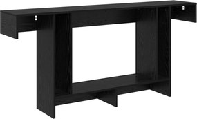 vidaXL Μαύρη Δρυς 160 x 30 x 74 εκ