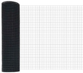 vidaXL Στύλος Περιφράξεων Γκρι 10 x 0,6 μ (16 x 16 mm πλέγμα)