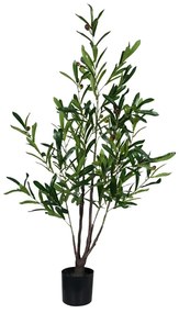 Διακοσμητικό φυτό Olive tree σε γλάστρα Inart πράσινο pp Υ120εκ
