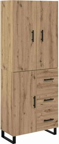 vidaXL Highboard 2 pcs Artisan Oak 69,5 x 34 x 180 εκ.