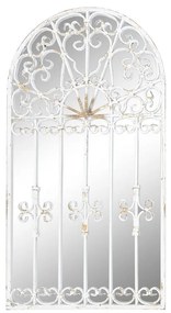 Τοίχο καθρέφτη DKD Home Decor Λευκό Παράθυρο 55 x 3 x 103,5 cm