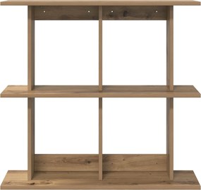 vidaXL Ράφι Τοίχου Επιτοίχιο Artisan Δρυς 80 x 20 x 75 εκ