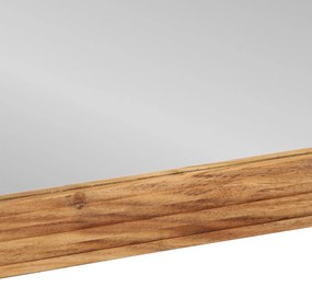 vidaXL Καθρέφτης μπάνιου  50x70x3 εκ. από μασίφ ξύλο ακακίας