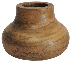 Βάζο Cedar 032252 20x20x16 Brown Ξύλο