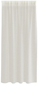 vidaXL Κουρτίνες με κουρτίνες 2 pcs Κρεμ 140 x 175 εκ. Πολυεστέρας