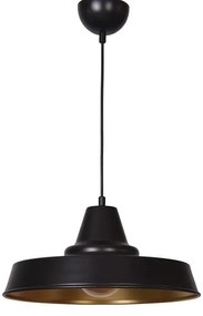 Φωτιστικό Οροφής 0017 Fylliana Μαύρο - Χρυσό 42 εκ. 42x42x0 εκ.