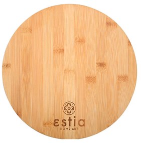 Επιφάνεια Κοπής Στρογγυλή Bamboo Essentials 28cm - Estia