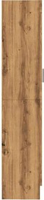 vidaXL Βιβλιοθήκη Artisan Δρυς 82,5x30,5x150 εκ. Επεξεργασμένο Ξύλο
