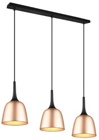 Φωτιστικό Οροφής - Ράγα Chiron 310800308 3xE27 40W 90x20x150cm Brass Mat Trio Lighting Αλουμίνιο