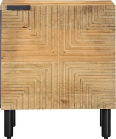 vidaXL Κομοδίνα 2 τεμάχια καφέ 40x33x46 cm από μασίφ ξύλο Mango