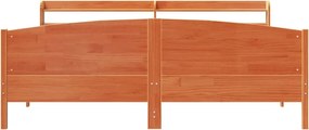 vidaXL Σκελετός Κρεβ. Χωρίς Στρώμα Καφέ Κεριού 180x200 εκ Μασίφ Πεύκο