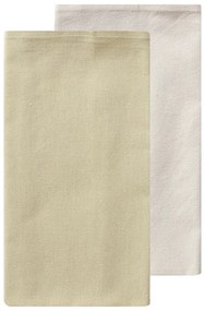 Σετ Πετσέτες Κουζίνας Mela 26 Ecru- Pale Yellow 2x(40x60) - Kentia